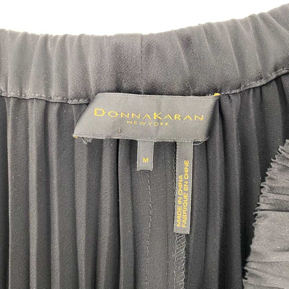 Donna Karan Black Pleated Midi Skirt | Women’s Size M - Picture 3 of 6